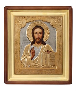 Икона живописная в киоте 22х26 Спаситель 236999