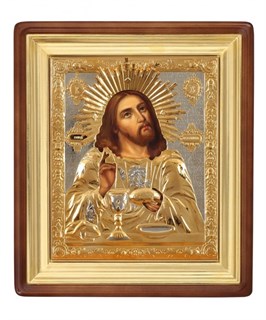 Икона живописная в киоте 22х26 Спаситель 236991