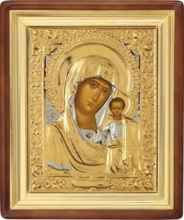Икона живописная в киоте 18х24 Казанская Божья Матерь 236974
