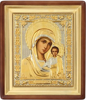 Икона живописная в киоте 18х24 Казанская Божья Матерь 236962