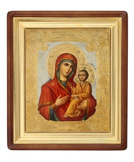 Икона живописная в киоте 18х24 Тихвинская Божья Матерь 236938