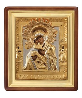 Икона живописная в киоте 13х18 Владимирская Божья Матерь 236922