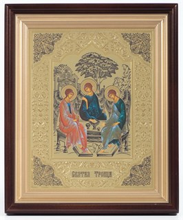 Икона в киоте 24х30 конгрев Троица (Рублевская) 236402