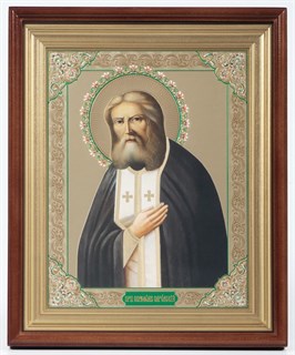 Икона в киоте 24х30 конгрев Серафим Саровский 2 236395
