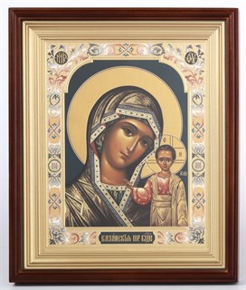 Икона в киоте 24х30 конгрев Казанская Божья Матерь 236383