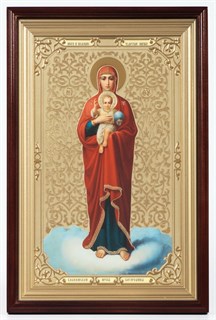 Икона в деревянной рамке 24х30 конгрев (без стекла) Валаамская БМ 236375