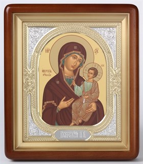 Икона в киоте 18х24 фигурный риза-рамка Иверская Божья Матерь 236260