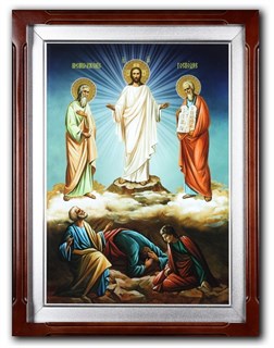 Икона на стекле 40х60 в киоте с подсветкой Преображение 238491