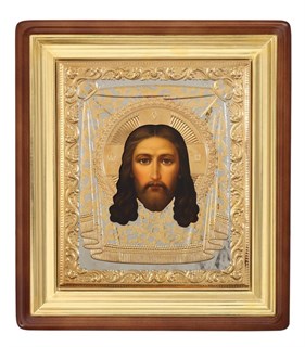 Икона живописная в киоте 24х30 Спас Нерукотворный 237106