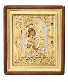 Икона живописная в киоте 22х26 Почаевская Божья Матерь 237001