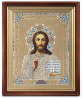 Икона в киоте 24х30 конгрев Спаситель 236397