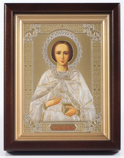 Икона в киоте 11х13 (лоза 4) темпера подрамник поталь Казанская Божья Матерь 235634