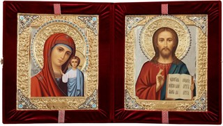 Складни живописные в футляре 24х30 ризы (бархат) 235717