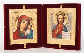 Складни живописные в футляре 24х30 ризы (бархат) 235720