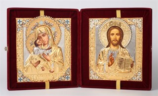 Складни живописные в футляре 24х30 ризы (бархат) 235721