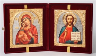 Складни живописные в футляре 24х30 ризы бархат) 235734