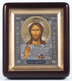 Икона в киоте 11х13 фигурный Спаситель 235836