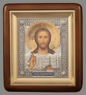 Икона в киоте 11х13 фигурный Спаситель 235837