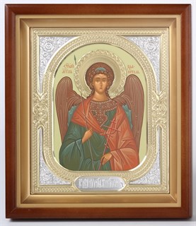 Икона в киоте 18х24 венчик риза-рамка Ангел-Хранитель 235951