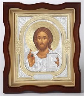 Икона в киоте 18х24 фигурный объёмная Спаситель 236028