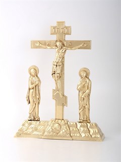 Крест Голгофа №3 латунь 218897