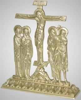 Крест Голгофа №2 золочение 218900