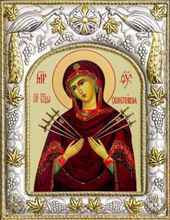 {{photo.Alt || photo.Description || 'Икона Семистрельная Божия Матерь освященная 14х18 см'}}