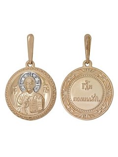 Образок золотой Господь Вседержитель 241217