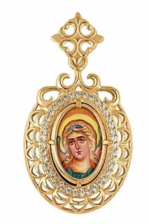 Подвеска нательная золотая Ангел Златые Власы 241360