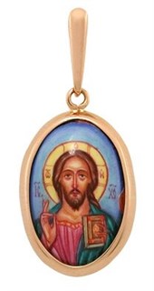 Образок золотой Господь Вседержитель 241423