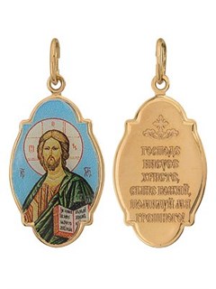 Образок золотой Господь Вседержитель 241424