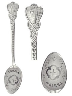 Ложка серебряная именная Великомученица Марина 241458