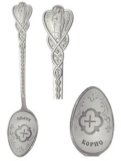Ложка серебряная именная Борис 241543