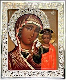 Икона Казанской Божией Матери ювелирная 241636