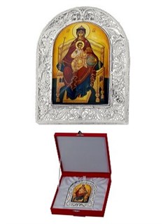 Икона Державная Божья Матерь серебряная 241773