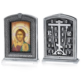 Икона Господь Вседержитель серебряная ювелирная 241776