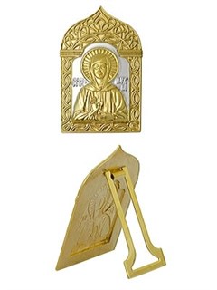 Икона Матроны Московской серебряная ювелирная 241821