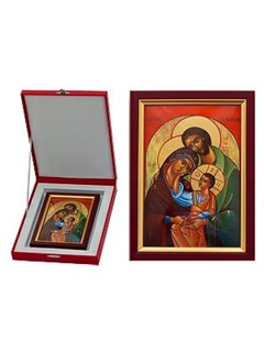 Икона Святое Семейство серебряная ювелирная 241849