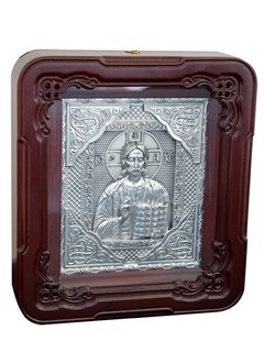 Икона Господь Вседержитель серебряная ювелирная 241919