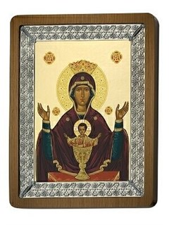 Икона Неупиваемая Чаша серебряная ювелирная 241920