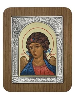 Икона Ангел-Хранитель серебряная ювелирная 241922