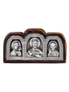 Икона Николай Чудотворец ювелирная серебряная 241936