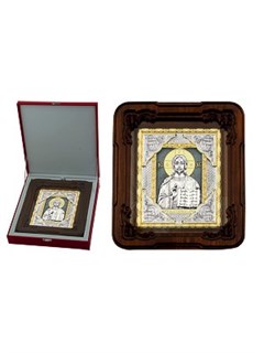 Икона Господь Вседержитель серебряная ювелирная 242334