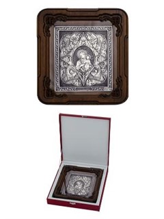 Икона Неопалимая Купина серебряная ювелирная 242370