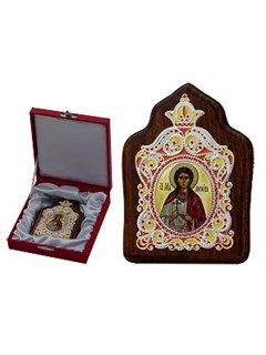 Икона Святая Мученица Любовь серебряная 242388