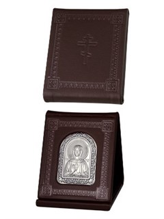 Икона Матроны Московской серебряная ювелирная 242390