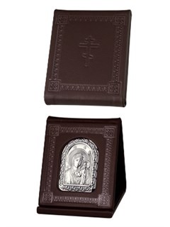 Икона Казанской Божий Матери серебряная 242409
