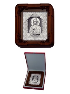 Икона Господь Вседержитель серебряная ювелирная 242488