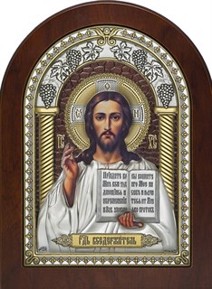 {{photo.Alt || photo.Description || 'Серебряная икона Спаситель на дереве с эмалю'}}