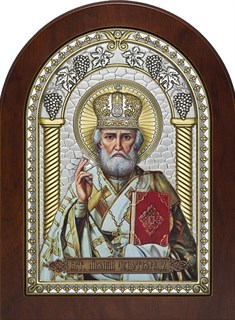 {{photo.Alt || photo.Description || 'Икона серебряная Святителя Николая Чудотворца на дереве освященная с эмалью'}}